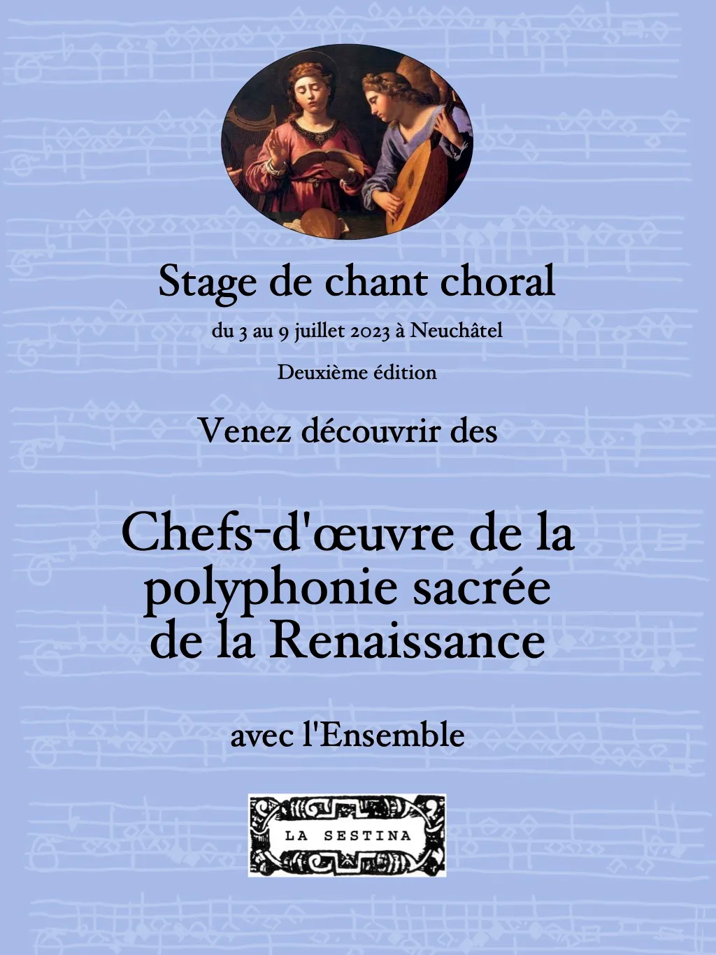 Flyer stage choral 2023